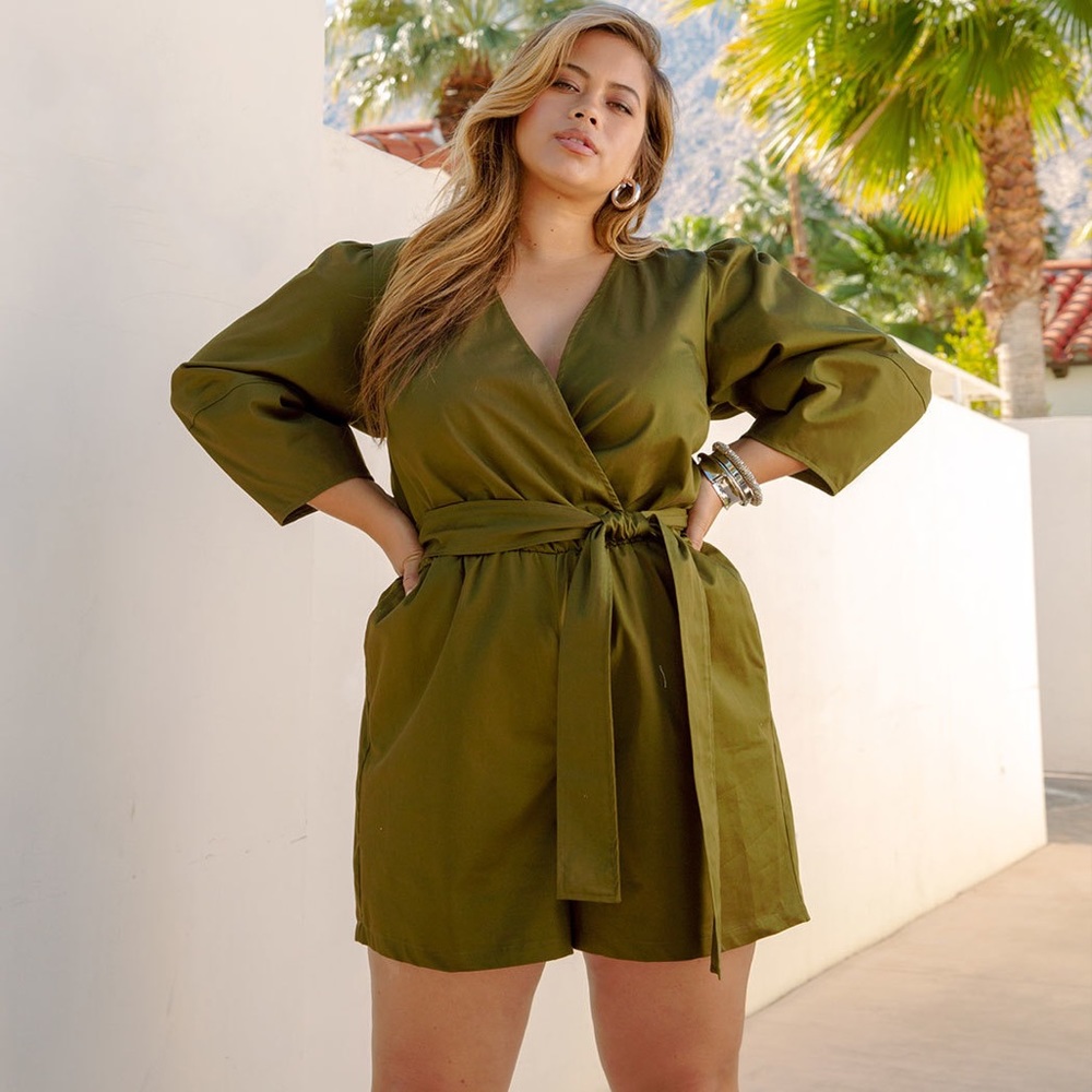 Eloquii Lantern Sleeve Romper 22